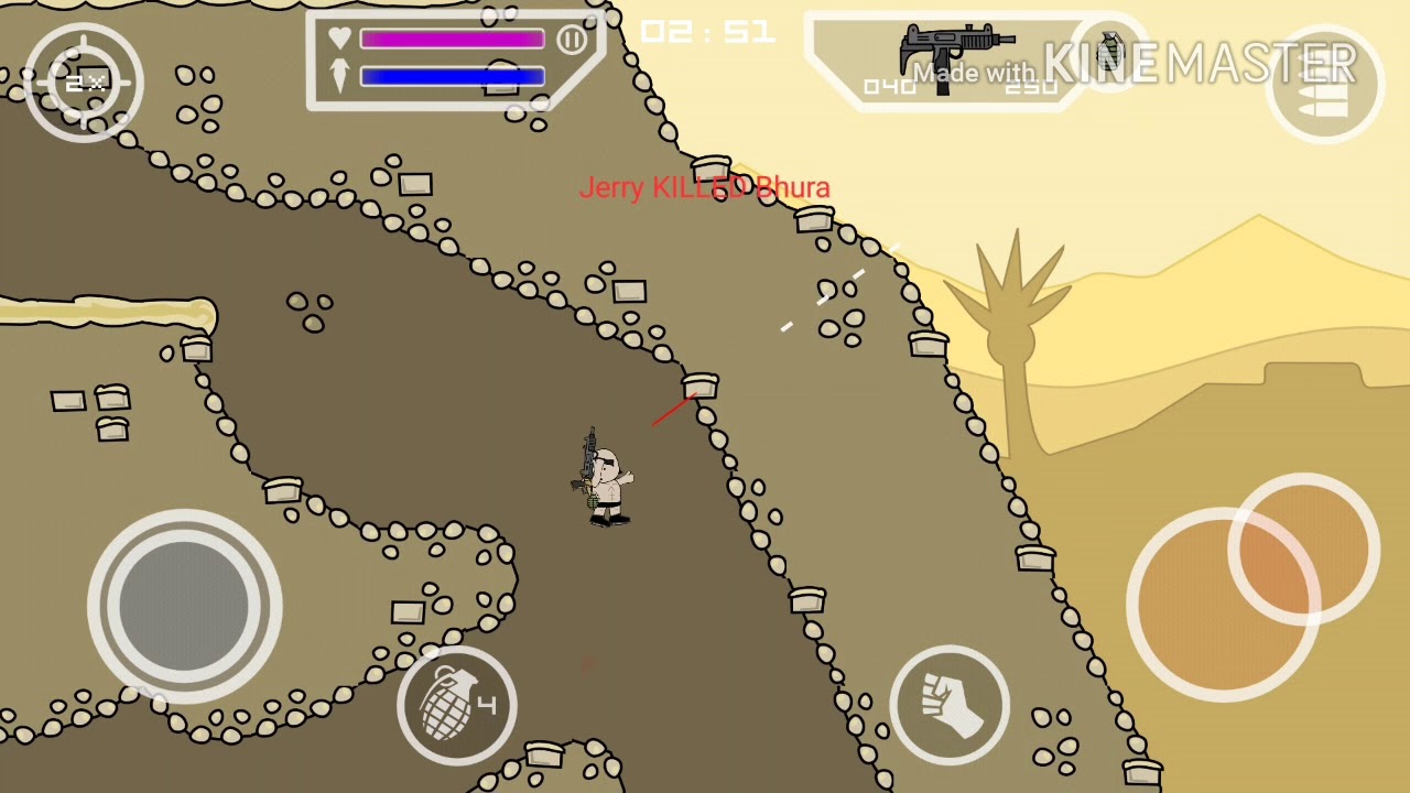 Doodle Army: Mini Militia 2. QuickPlay catacombs gameplay. Best finishes. Good Game.