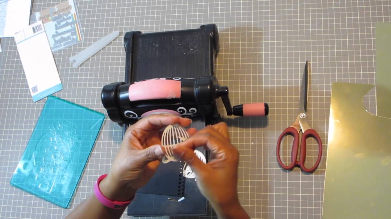 How to die cut Gold Foil paper using the Sizzix Precision Base Plate