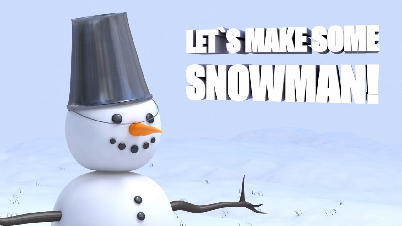 SNOWMAN | Creating a snowman in Cinema 4D.