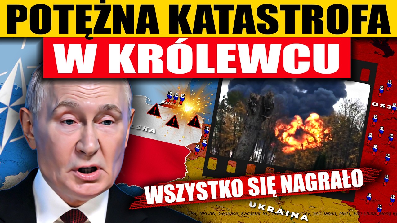 POTĘŻNA KATASTROFA W KR&Oacute;LEWCU - SĄ NAGRANIA
