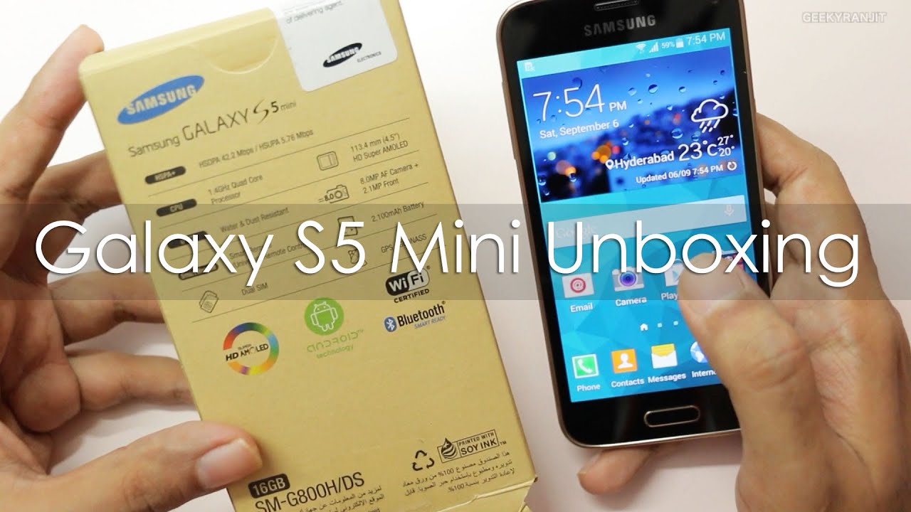 Samsung Galaxy S5 Mini Unboxing & Hands On Overview