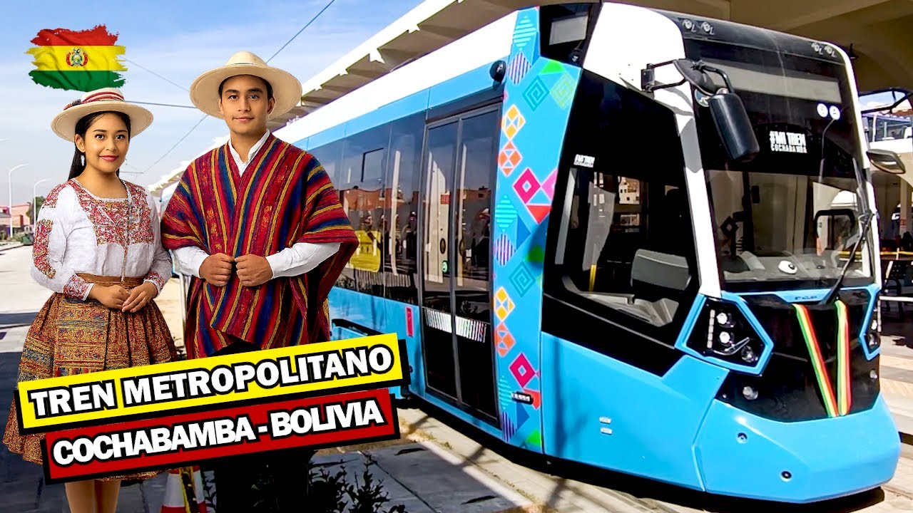 Así es el recorrido del tren metropolitano de Cochabamba 🇧🇴 | Linea ROJA