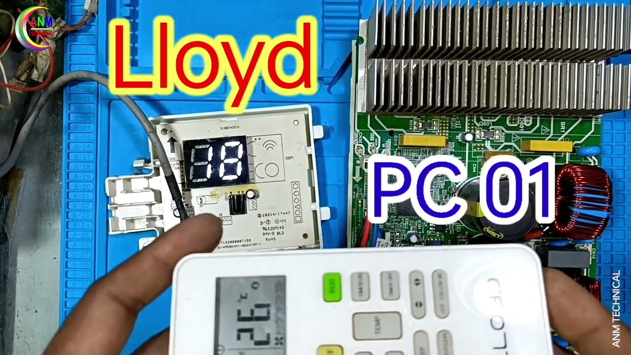 PC 01 ERROR || LLOYD INVERTER AC PCB REPAIR