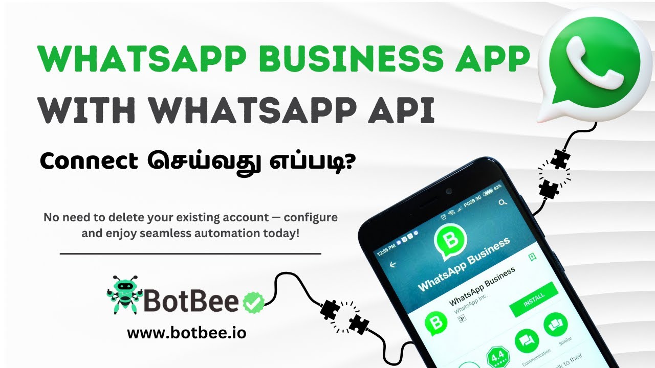 How to Connect WhatsApp Business App with WhatsApp API | Easy Guide in Tamil