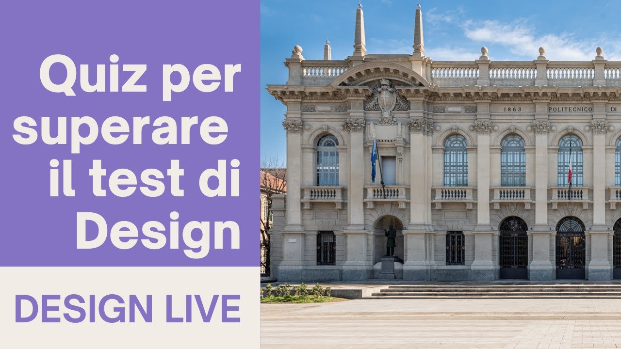 Quiz per superare il Test di Design | Il video che avreste sempre voluto vedere prima di un esame