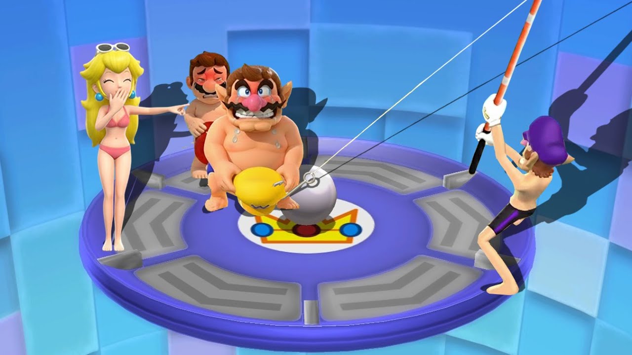 【マリオパーティ9】伝説のステップアップバトル *マリオ vs ピーチ vs ワリオ vs ワルイージ（マスターCPU）