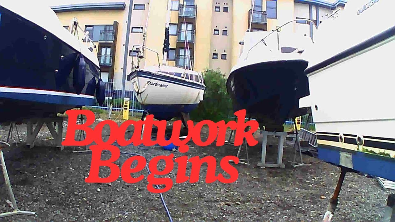 And now the work begins #boatwork #sailing