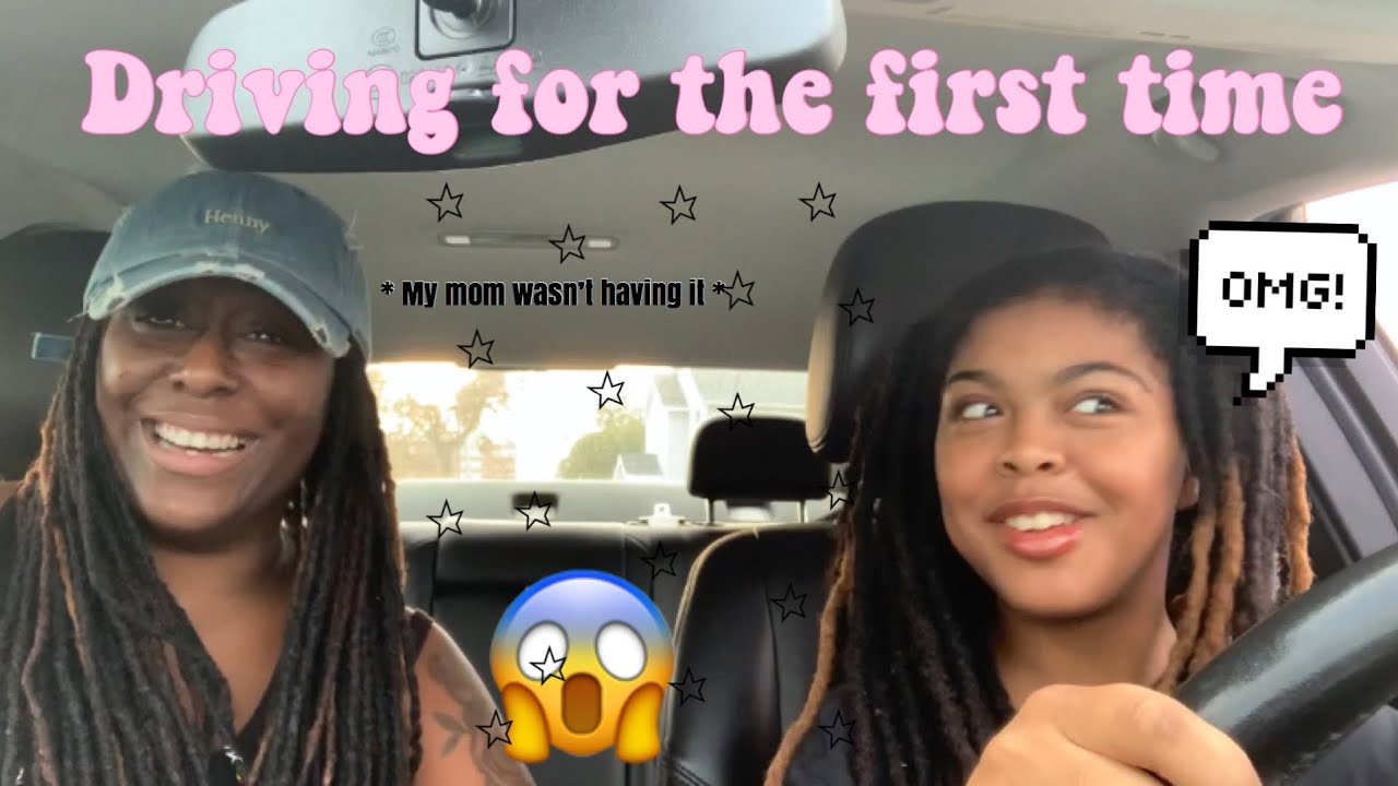 Driving for the first time w// my mom ( She was not having it! )
