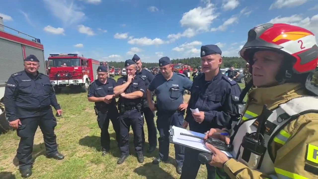 KP PSP Radomsko - Ćwiczenia „Burzowy Patrol 2024”