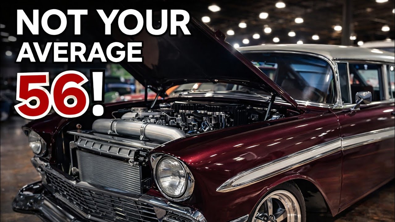 1956 Chevrolet Sedan Delivery – Full Custom Walkaround | Show Car Details Up Close 🔥#cars #hotrod 
