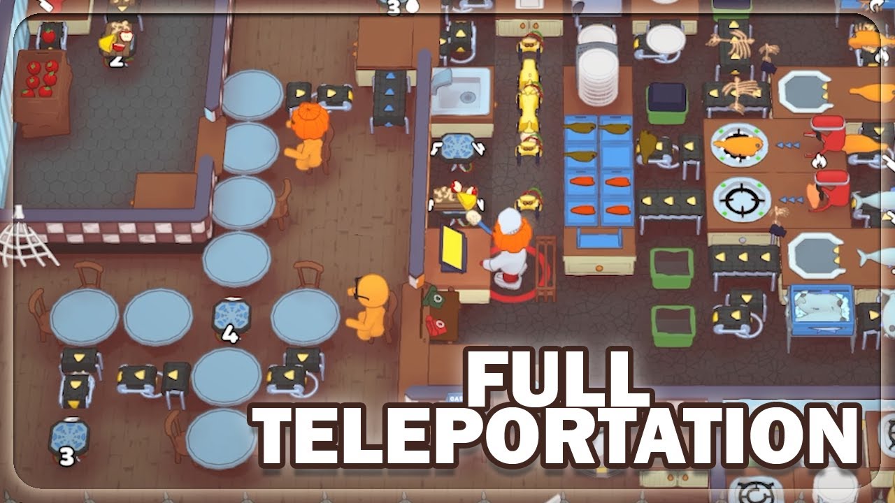 We Teleported Our ENTIRE Restaurant (Plateup)