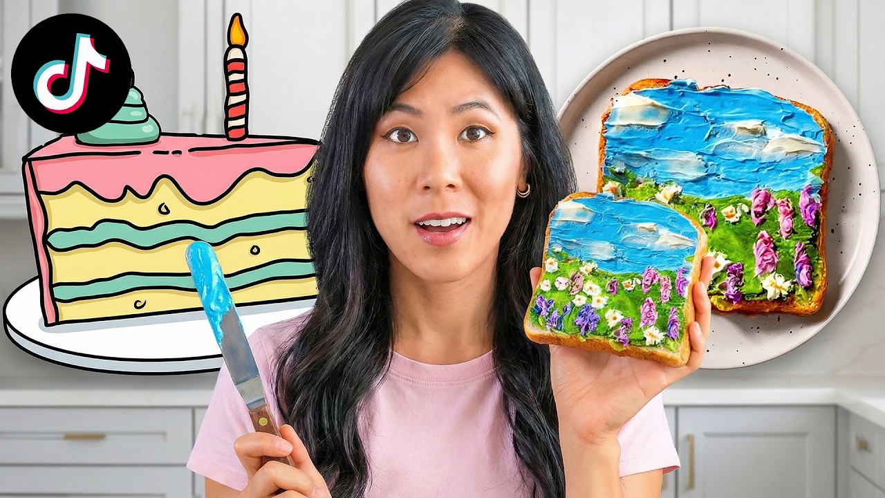 I Tested the MOST SATISFYING TikTok FOOD ART Recipes 🎨