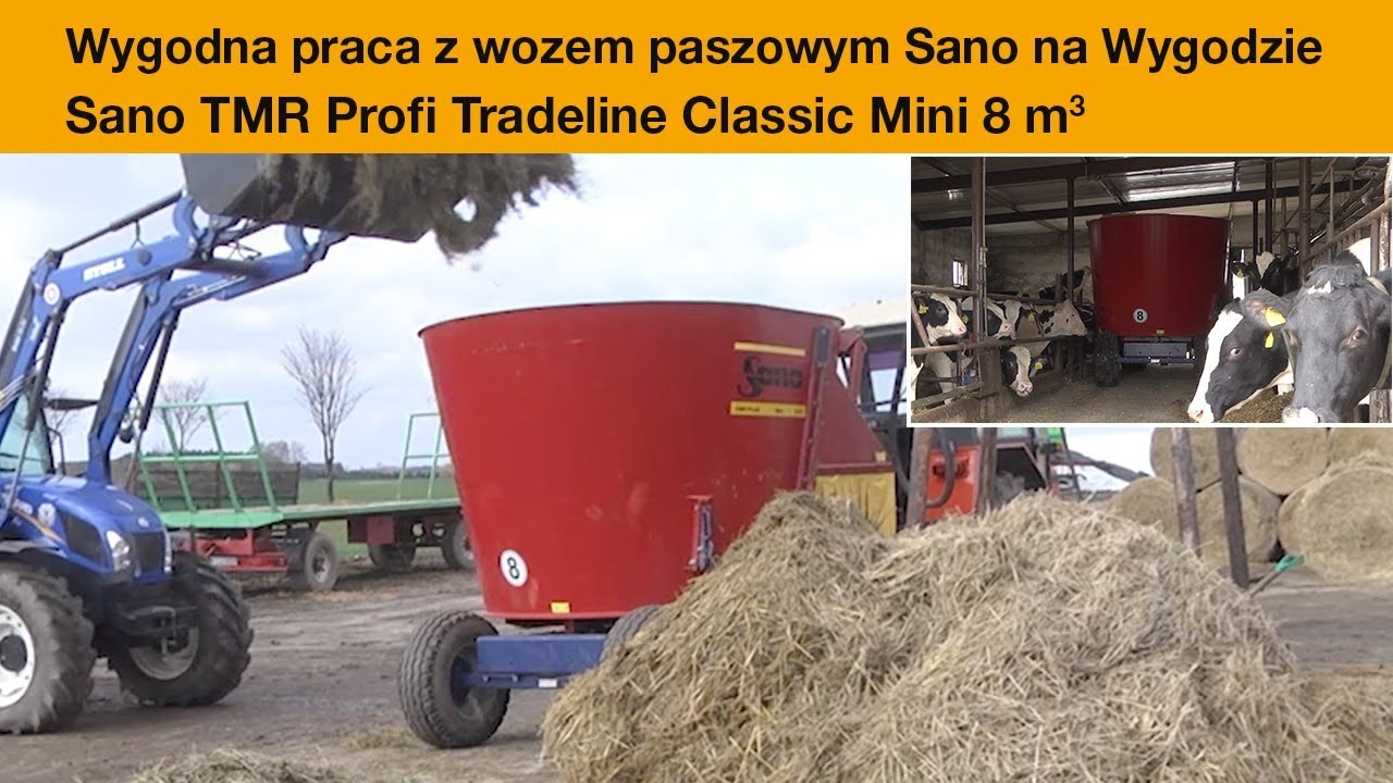 Wygodna praca z wozem paszowym Sano na Wygodzie