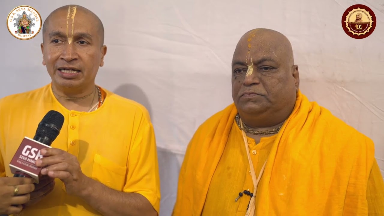 Shree Gaurang Das Visits GSB Seva Mandal Ganeshotsav 2025 | Spiritual Grace at King’s Circle