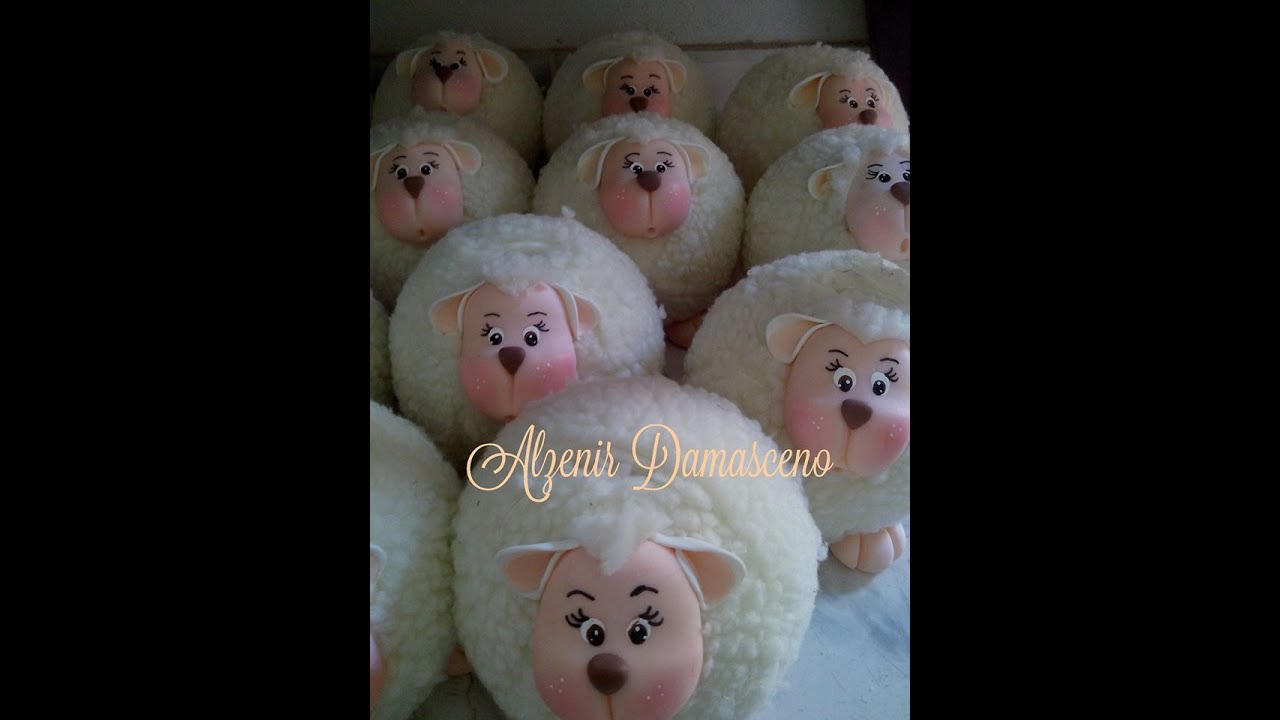 COFRINHO DE OVELHINHA EM BISCUIT E CARAPINHA