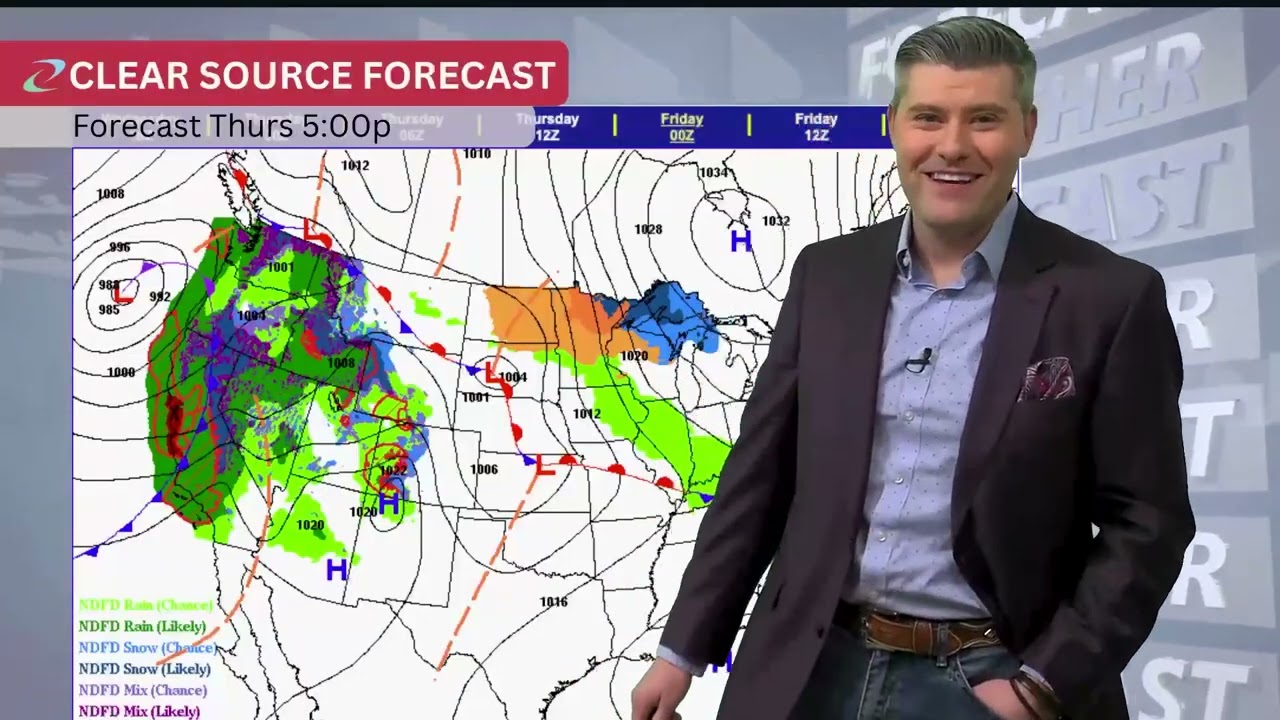 Christmas Eve Cold Front Brings Wintry Mix & Icy Travel to Montana