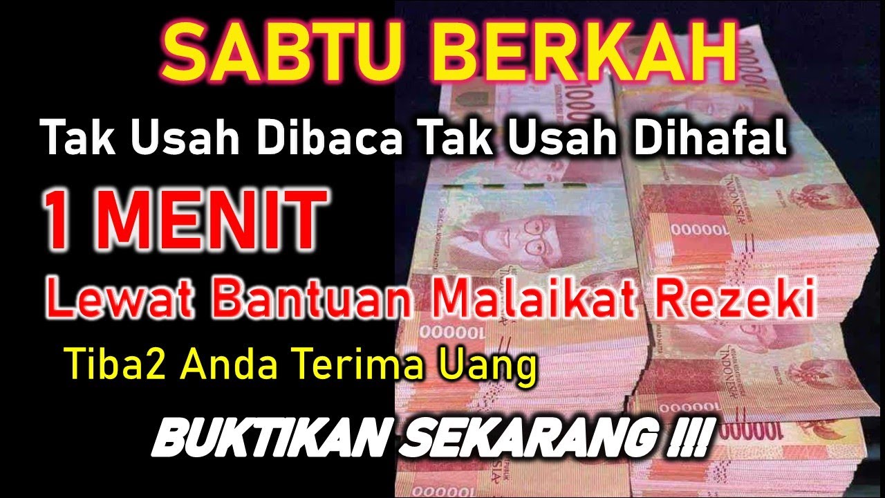 SELAMAT ANDA TERPILIH HARI INI ✅ UANG DATANG SENDIRI KERUMAH ANDA | Doa pembuka rezeki
