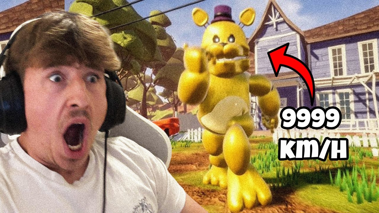 HOGY LEHET ENNYIRE GYORS FREDBEAR?! (Hello Neighbor MOD)