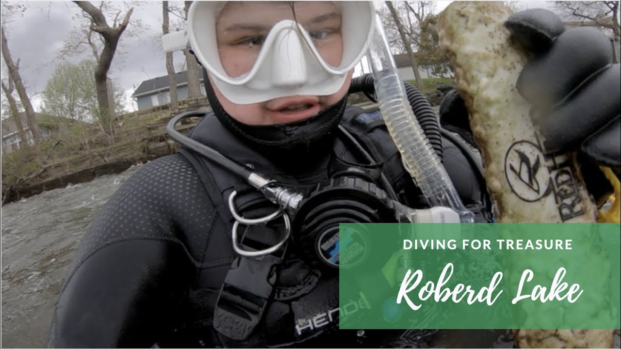 Mermaid Looking​ for Tornado Debris| SCUBA Vlog | Diving Roberds Lake spring 2019