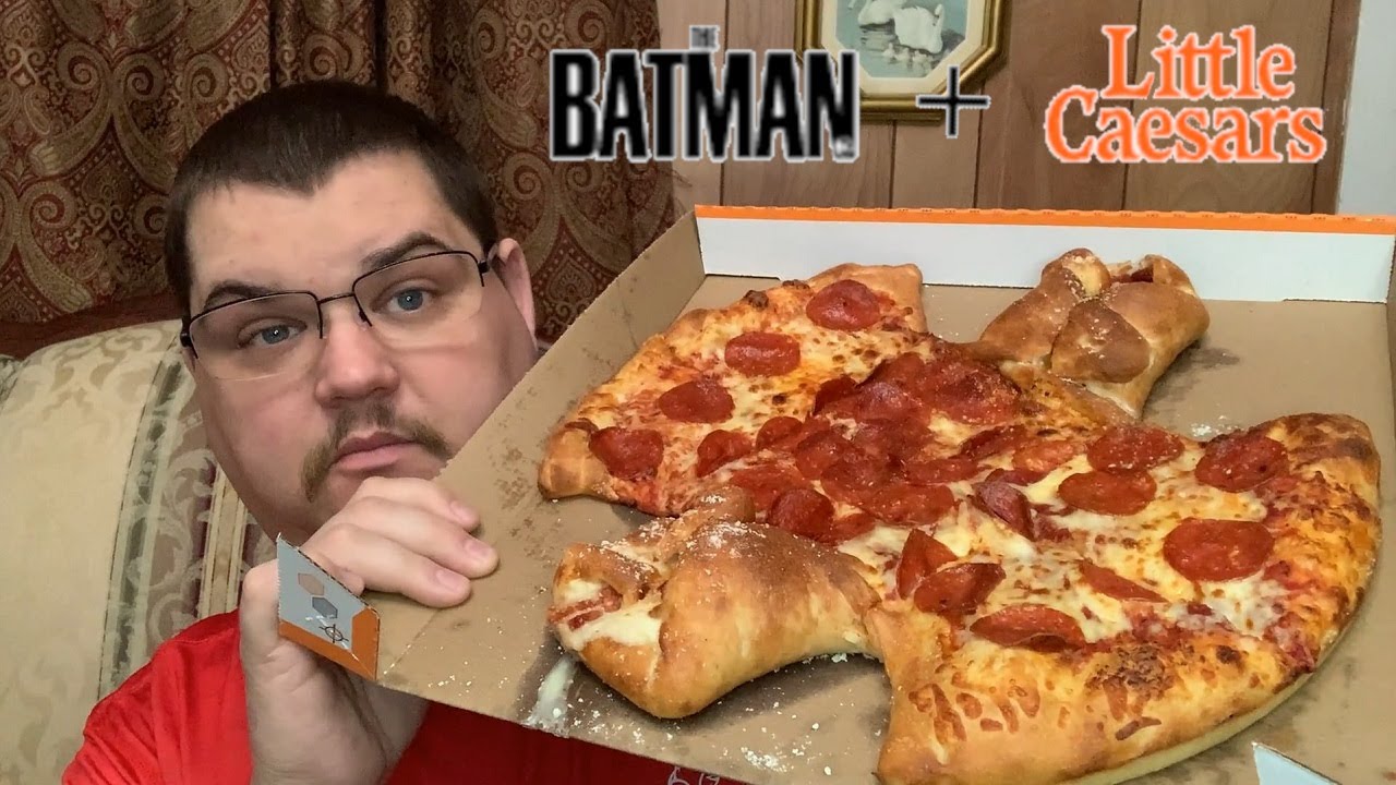 The Batman Calzony from Little Caesars!