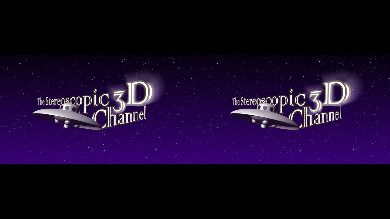 Stereoscopic 3D Video Channel - Amazing 4K Stereo 3-D Video - 3D Flying Saucer UFO