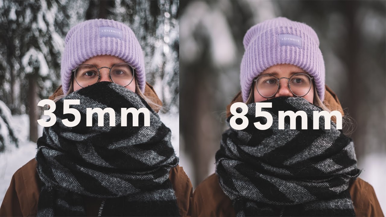 35mm vs 50mm vs 85mm vs 135mm COMPARACIÓN EN RETRATO