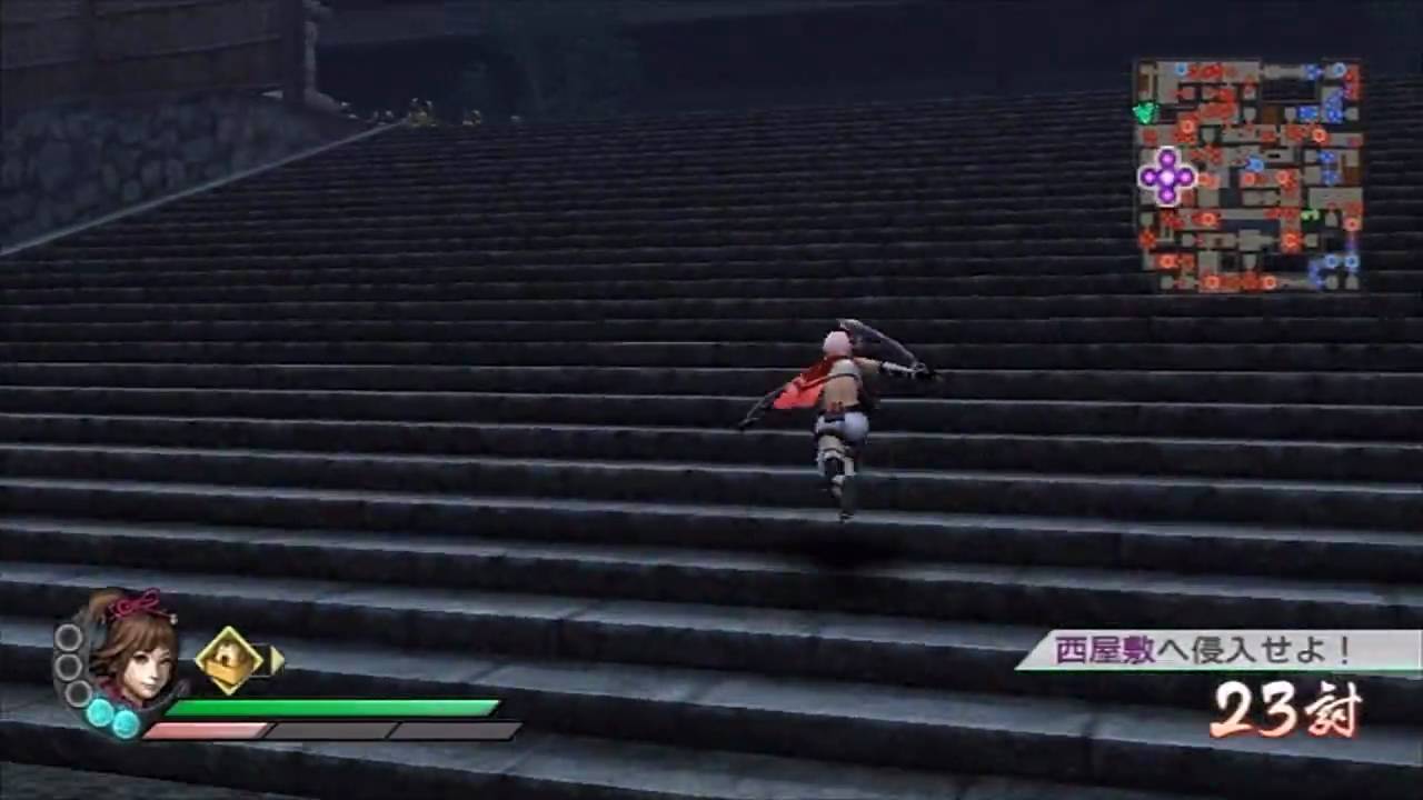 Samurai Warriors 3 (JPN) - Kunoichi Gameplay (Part 1/2) (HD)