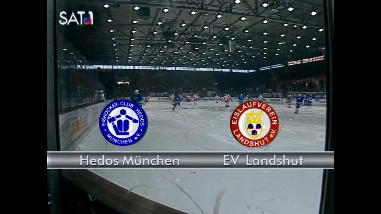 EC Hedos München - EV Landshut | 26.11.1989, 18. Spieltag | Eishockey Bundesliga 1989/90