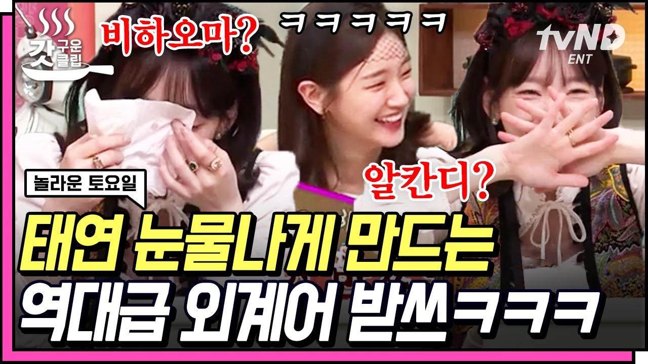 [#갓구운클립] 웃음이 멈추지 않을 땐 한해를 불러주세요✨ 레전드 난이도 받쓰에 결국 눈물 터진 탱키ㅋㅋㅋ🤣 | #놀라운토요일