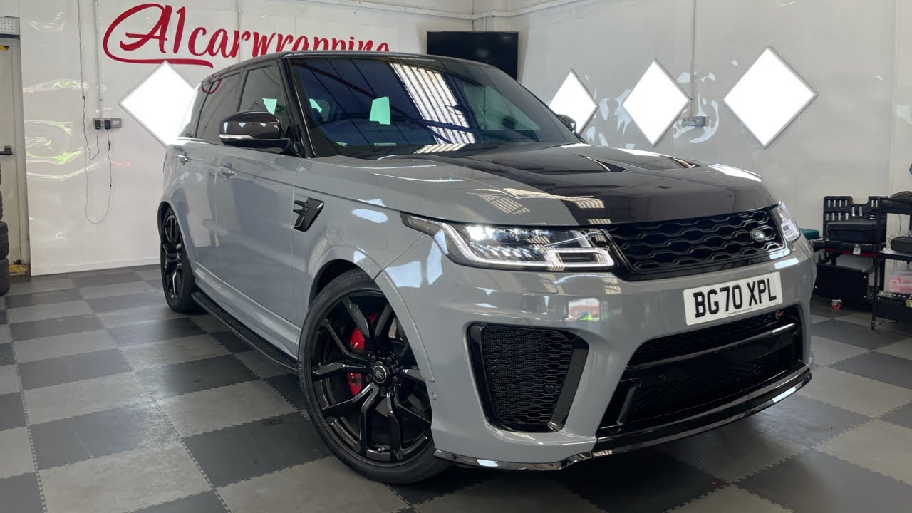 RANGE ROVER SVR WRAPPED IN NARDO GREY