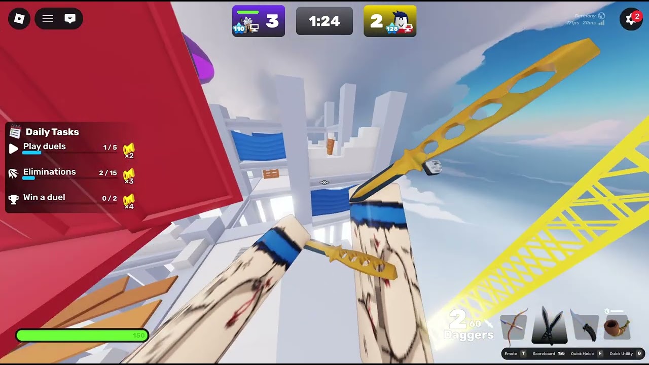 1v1ing my friend