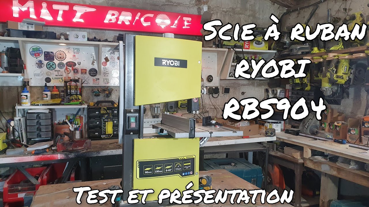 [RYOBI] SCIE A RUBAN RBS904 - Test et présentation