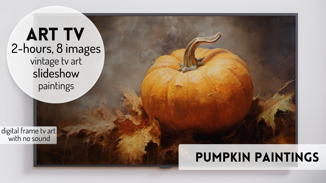 Fall Art Screensaver Fall Frame TV Art Fall Background Pumpkin Screensaver Fall TV Art Vintage Fall
