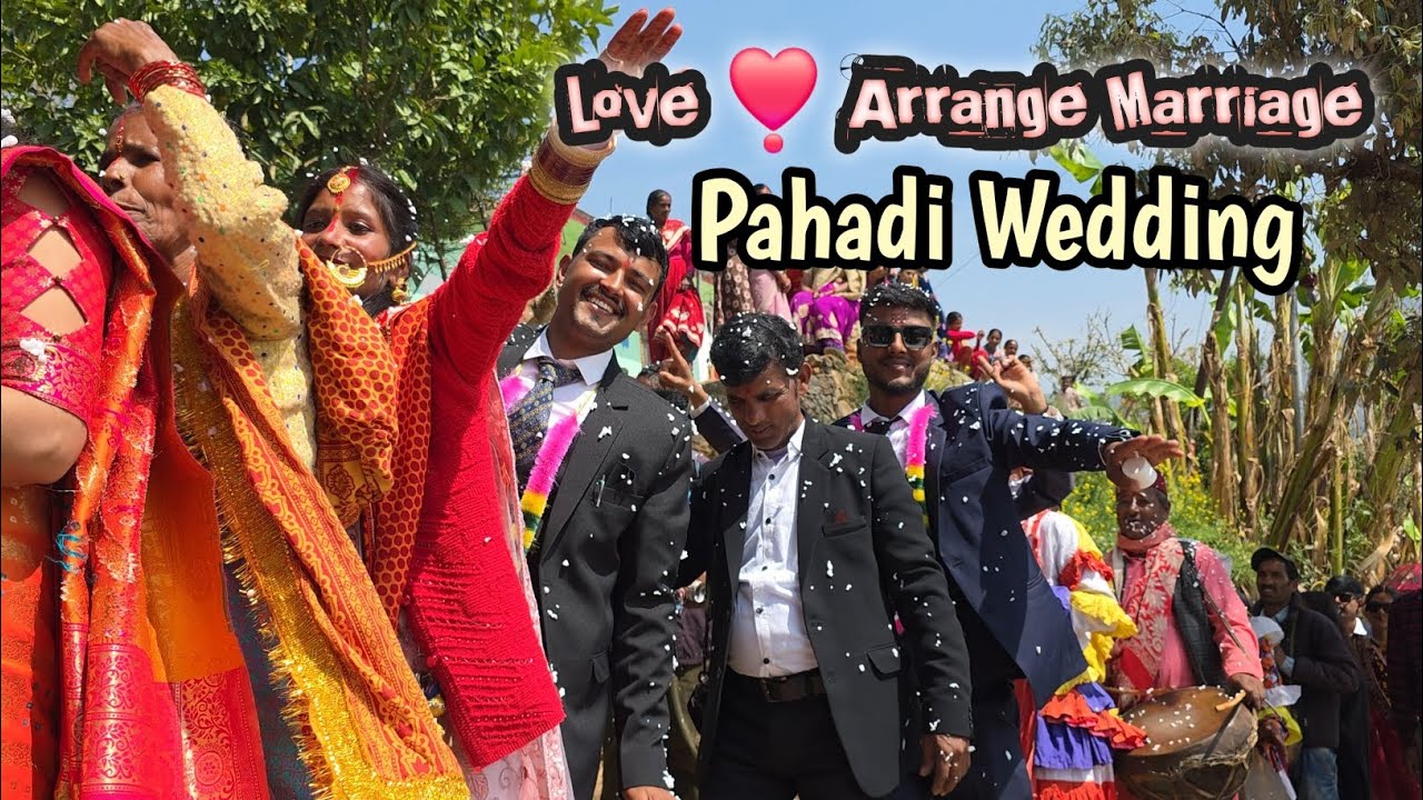 Love ❣️Arrange Marriage #pahadiweeding #kumonishadi #villagelife 