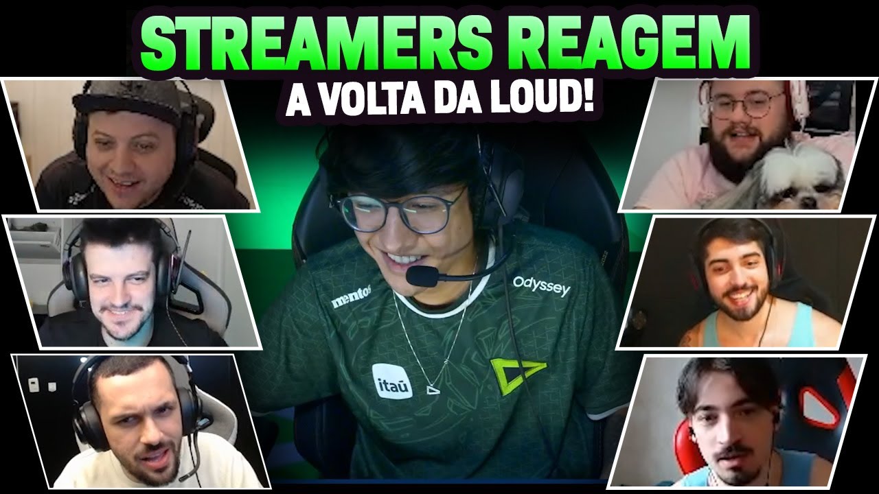 STREAMERS REAGEM: A VOLTA DA LOUD! LOUD vs LEV (MELHORES MOMENTOS)