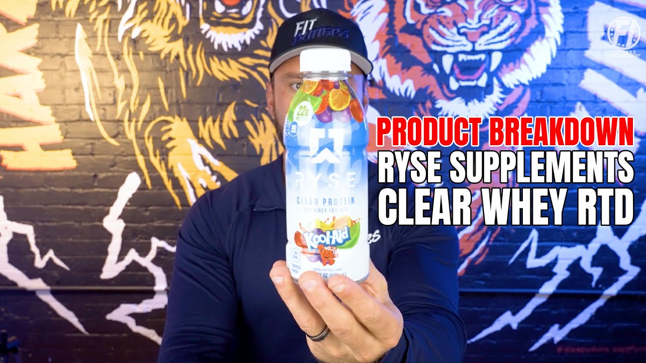 RYSE Supplements Clear Whey RTD Protein: Top Tier Clear Whey Isolate RTD