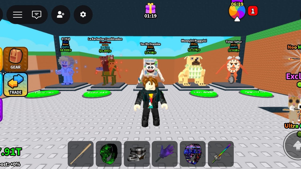 I Got 15 Divines, 2 Exclusives, and 6 Secret Brainrots in Fight to Steal Brainrots – Roblox