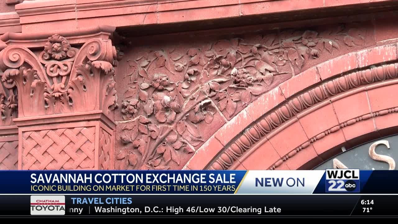 Savannah’s historic Cotton Exchange building listed for sale for first time in 150 years