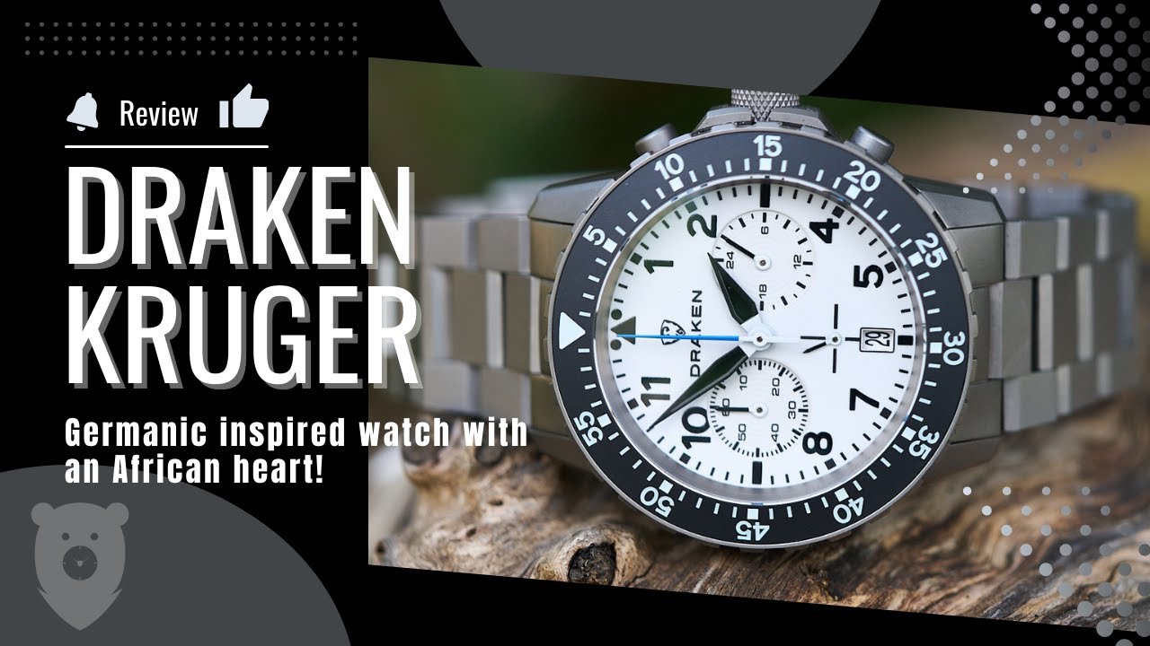 Draken Kruger. Germanic inspired watch with African love,at amazing value for money!