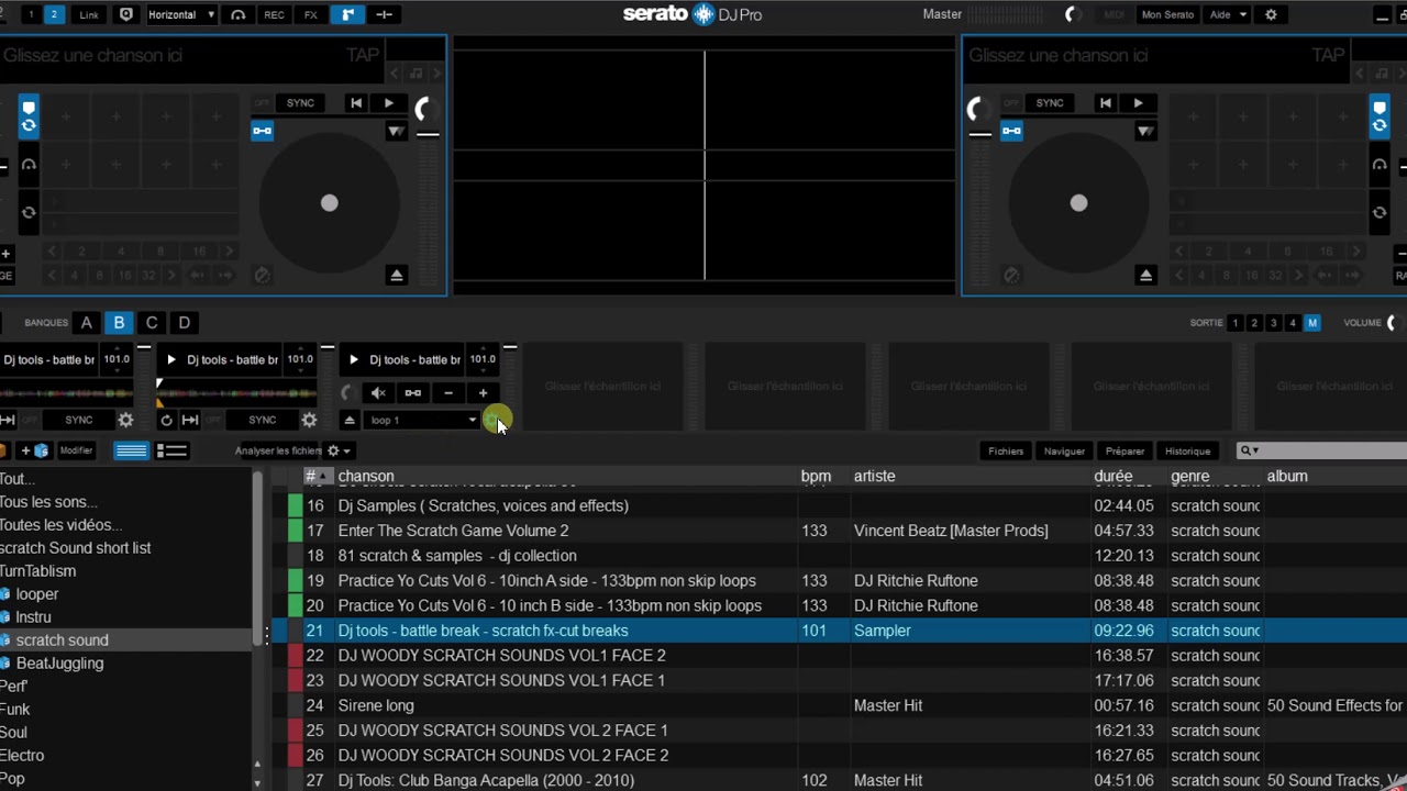 Les bases du sampler Serato