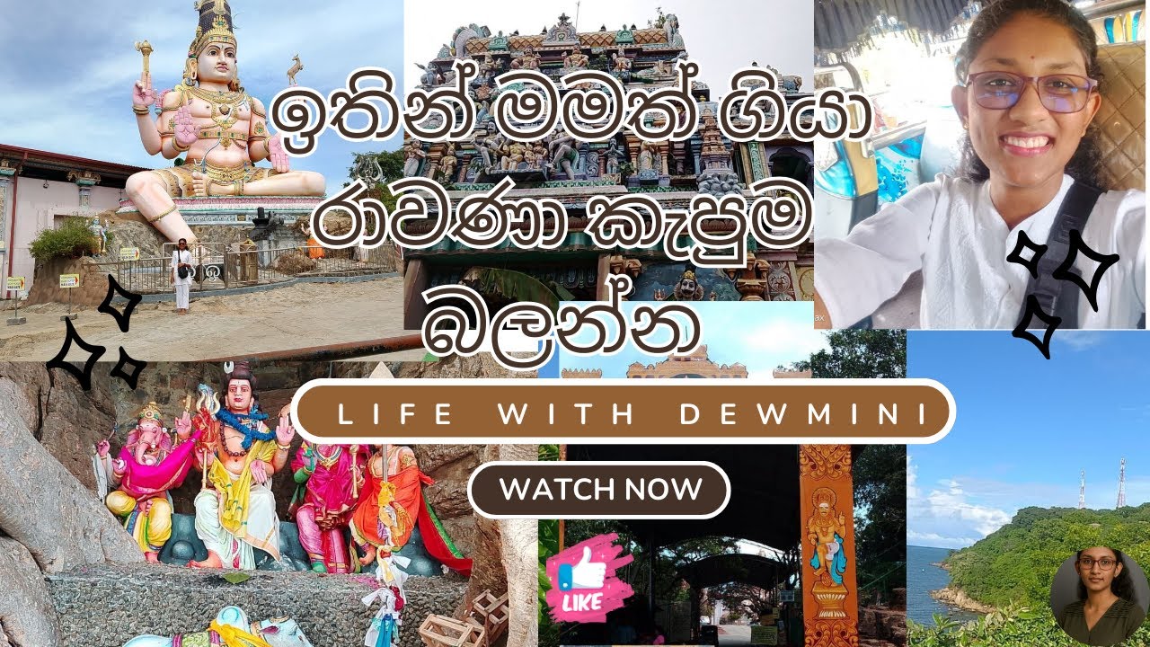 ඉතින් මමත් ගියා රාවණා කැපුම බලන්න  | My Daily Vlog 05 | Life With Dewmini