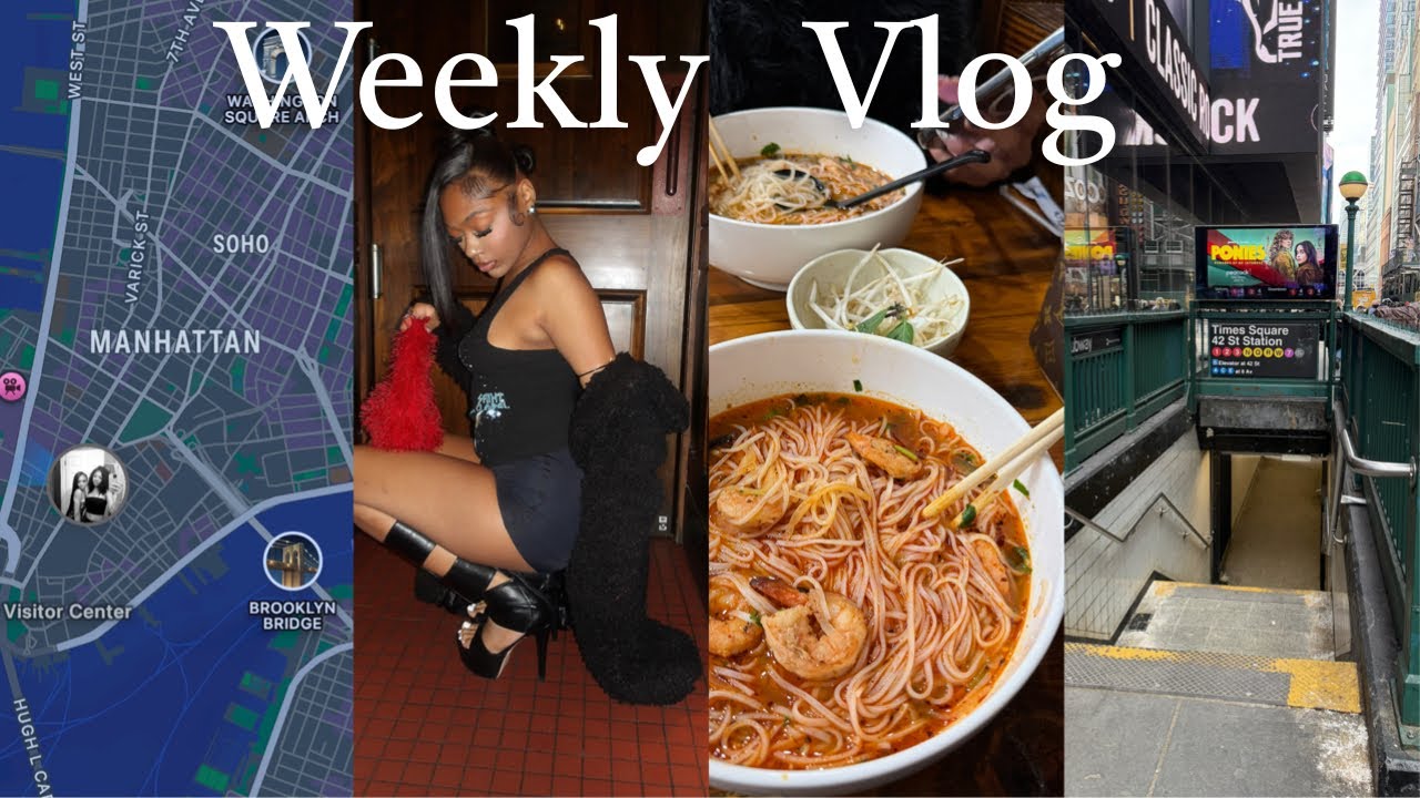 WEEKLY VLOG: NYC prep +vlog | maintenance, shopping, eats, drinks, etc