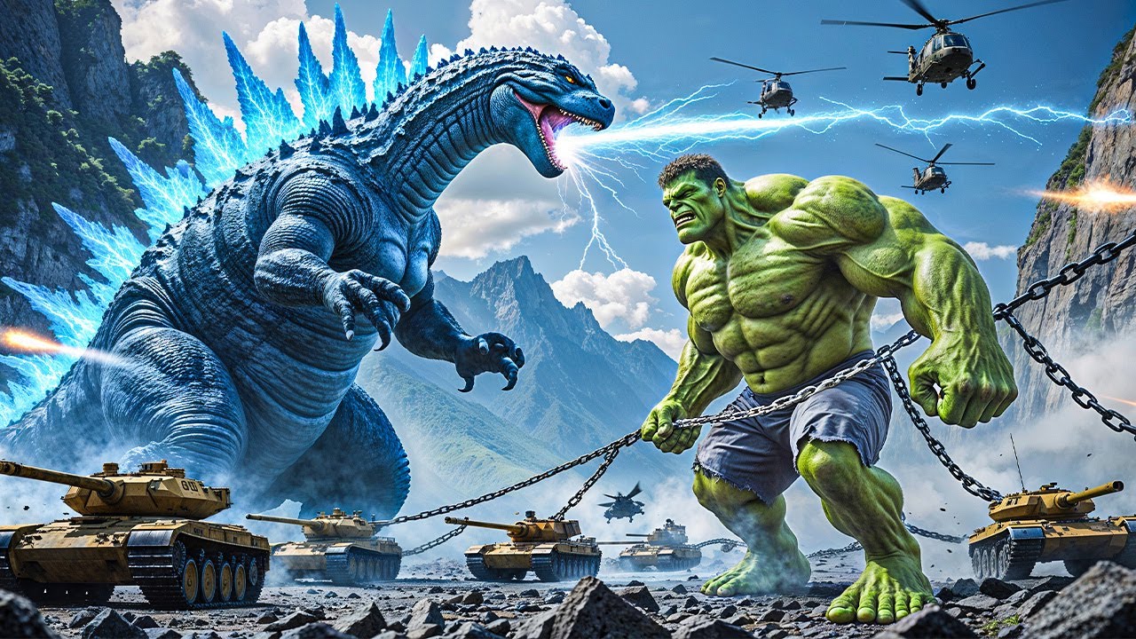 BLUE HULK vs RED HULK EPIC BATTLE! part 4.0 However, GODZILLA Unexpected SAVE Changes Everything!