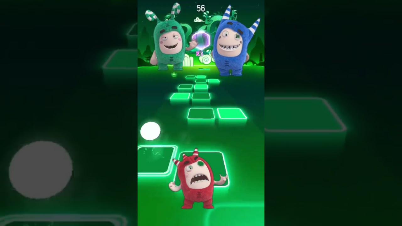 Oddbods- Tiles Hop EDM Rush #shorts #oddbods #coffindance #music #musicgames #oddbods2022