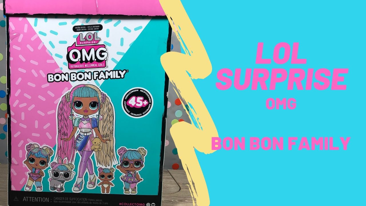 Обзор распаковки игрушки LOL Surprise OMG Limited Edition Bon Bon Family | Tadstoyreview