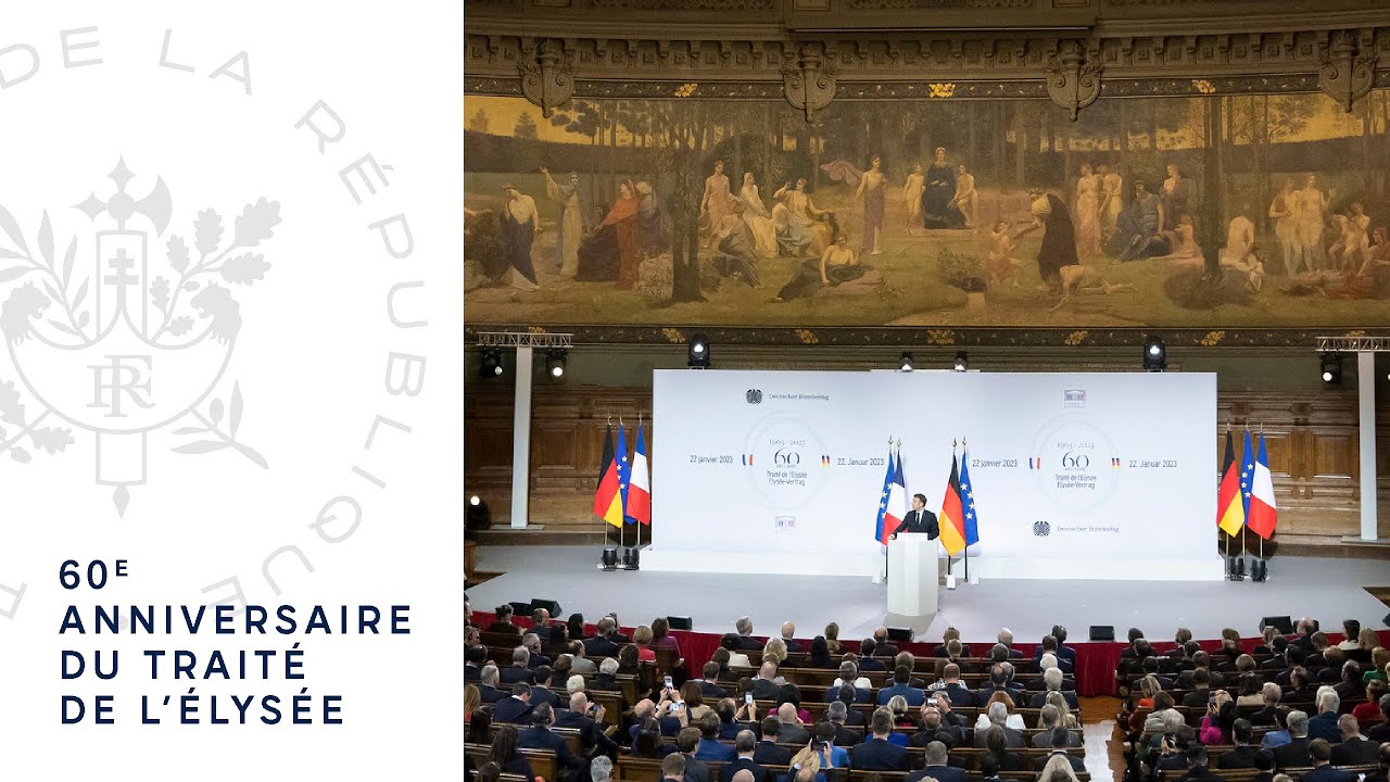 Célébration du 60ème anniversaire du Traité de l’Élysée.