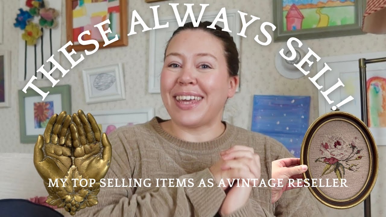 Мой текущий список самых продаваемых товаров как продавца винтажных вещей!