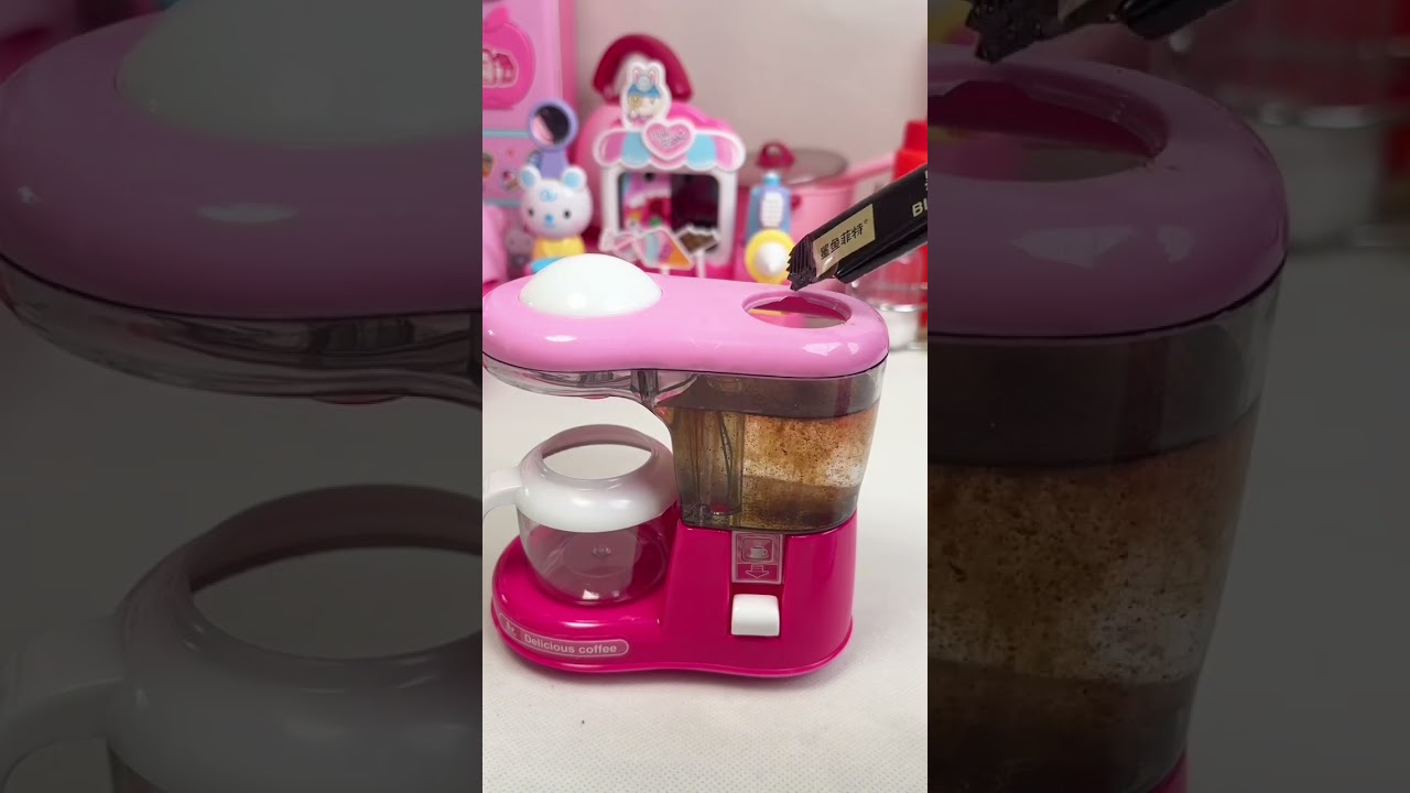 ASMR Mini Coffee Maker Sounds | Satisfying Pretend Play Coffee Experience