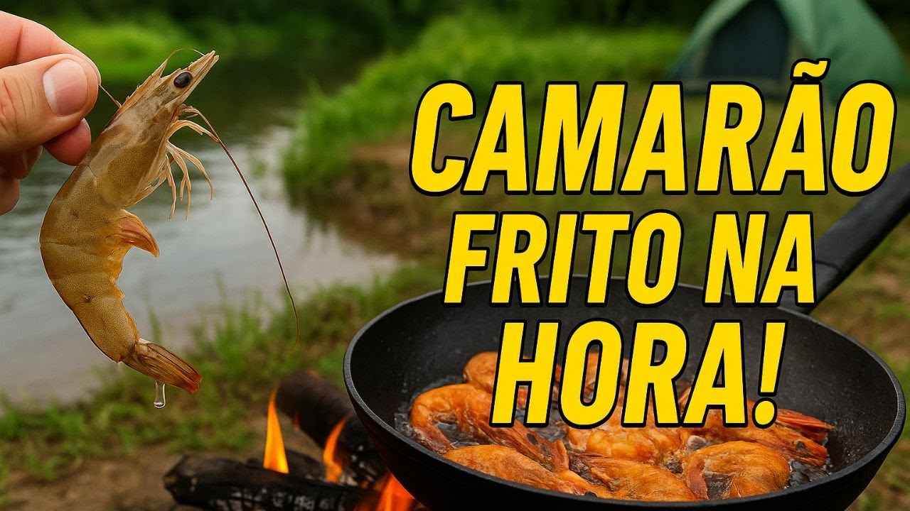 Pesquei e Fritei o Peixe no Rio em Floripa – Pescaria + Culinária