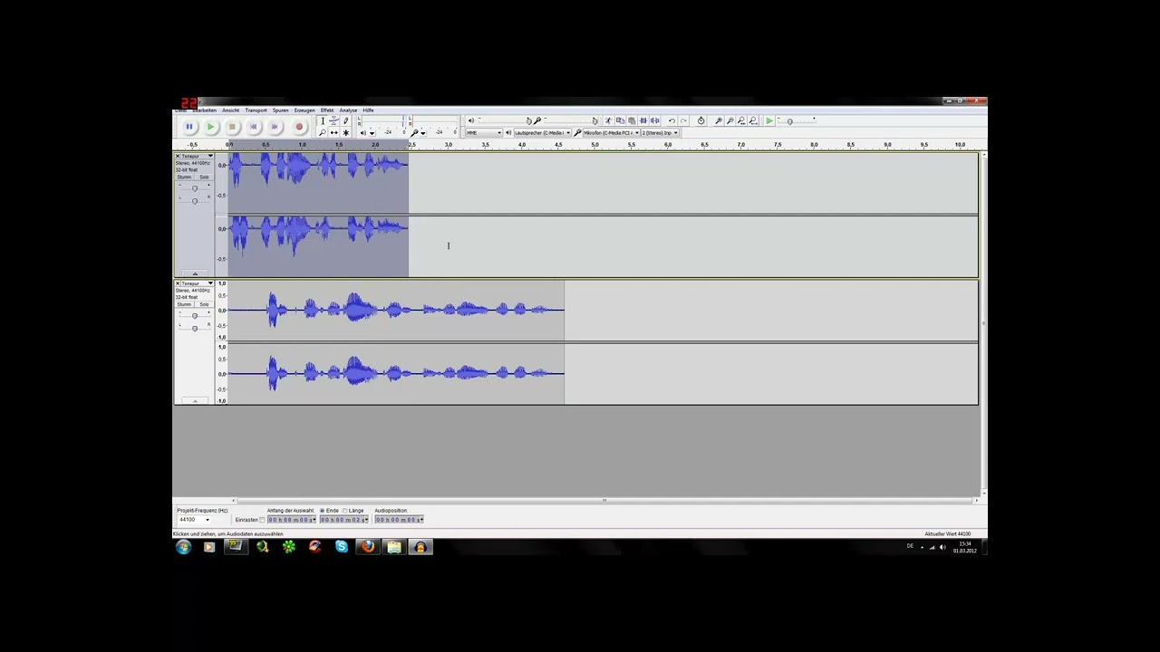 Audacity Tutorial Deutsch HD